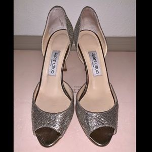 Logan d’Orsay Glitter Fabric Heels